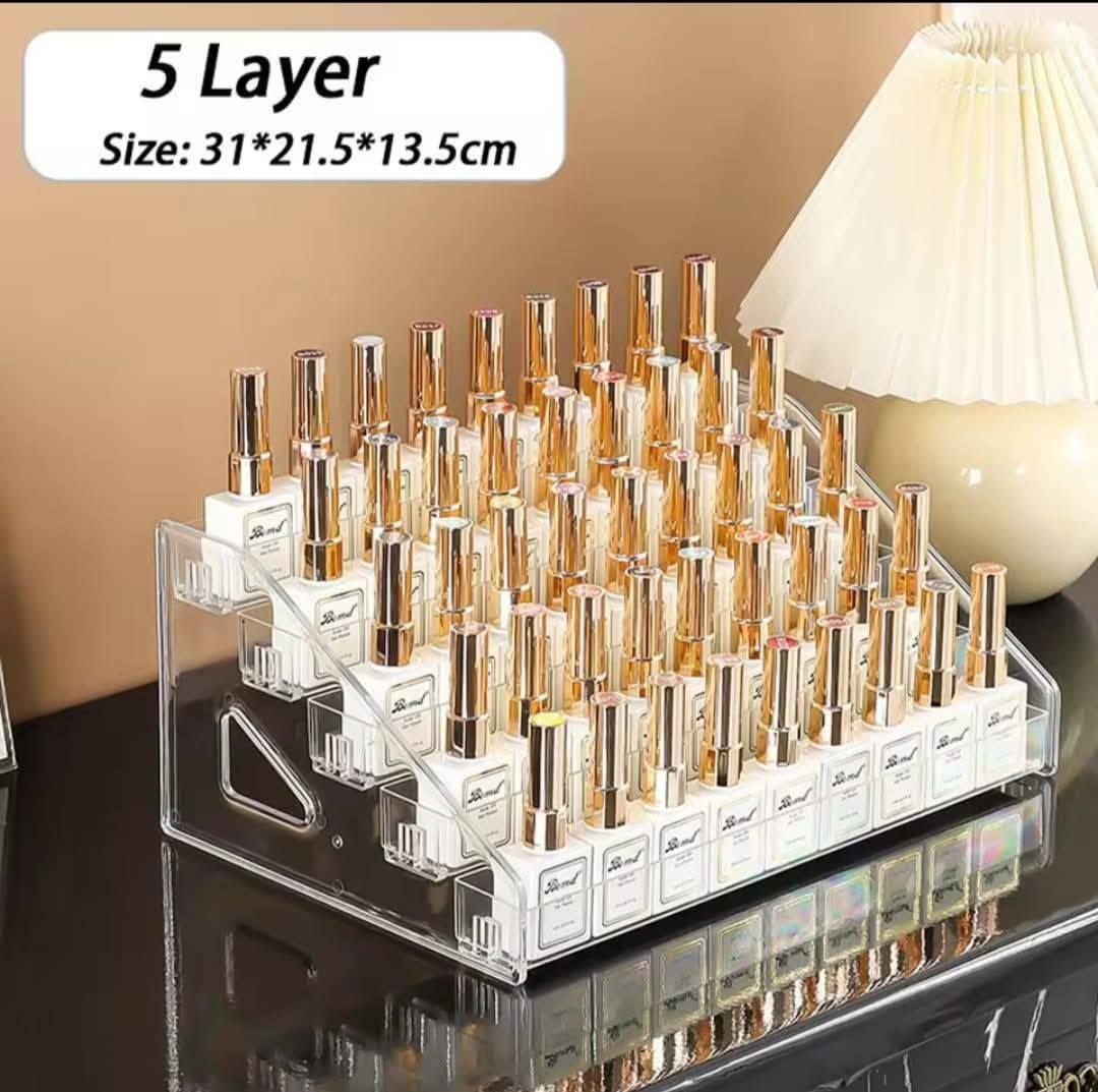 5 Layer Plastic Cosmetic Organizer