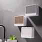 Wall-Mounted Soap Dish Holder with Lid – Double Grid Drain Box, Punch-Free