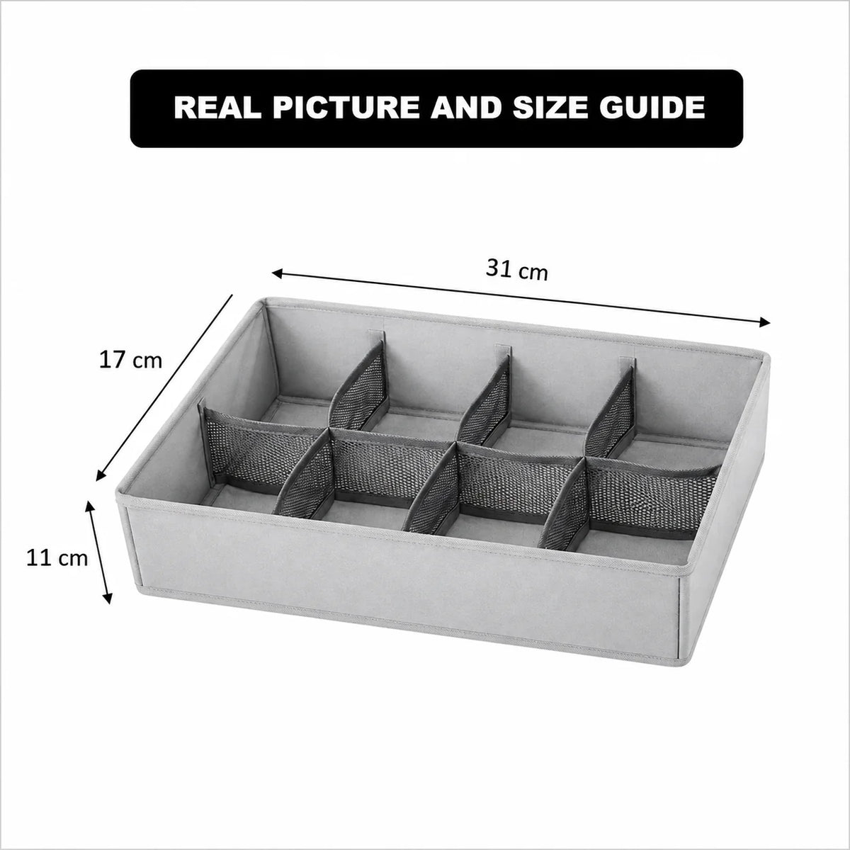 8-Grid Drawer & Accessories Organizer by Matrix