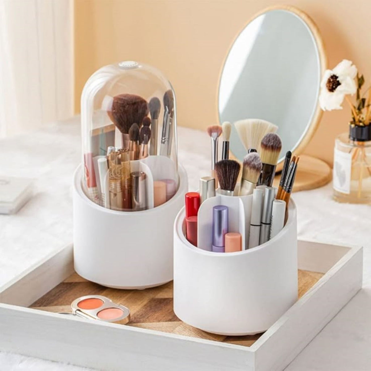 Covered Rotating Brush holder