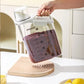 Premium Cereal Dispenser - Grain Jar with Measuring Cup