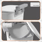 Hanging Cabinet Trash Can with Lid – Kitchen Door & Wall Mounted Waste Bin