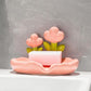 Luxury Tulip Flower Drainable Plastic Soap Holder