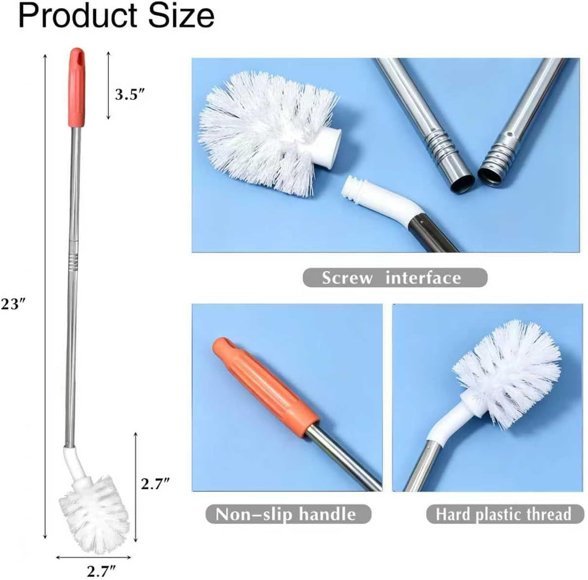 Extra Long Bottle & Bucket Cleaning Brush
