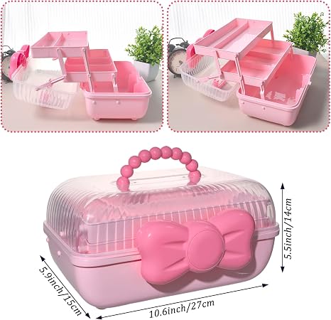 3-Layer Hair Accessories & Jewelry Storage Box