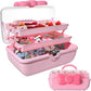 3-Layer Hair Accessories & Jewelry Storage Box