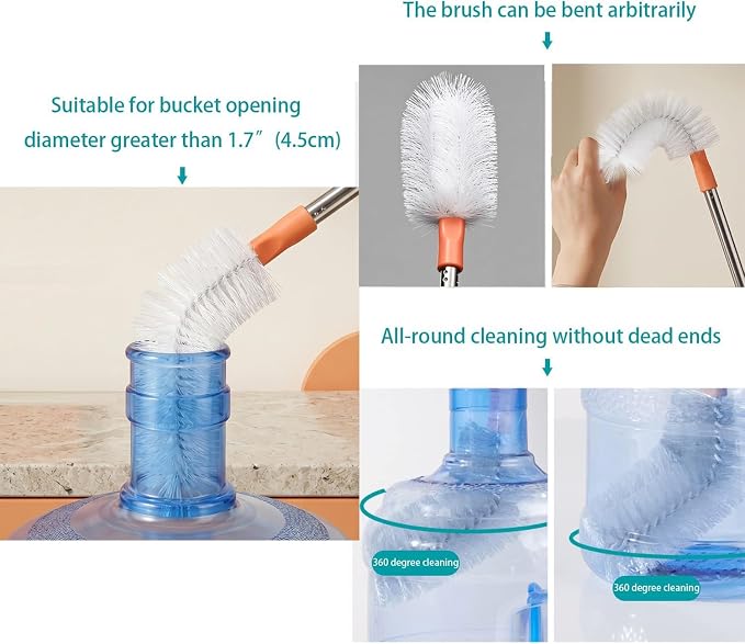 Extra Long Bottle & Bucket Cleaning Brush