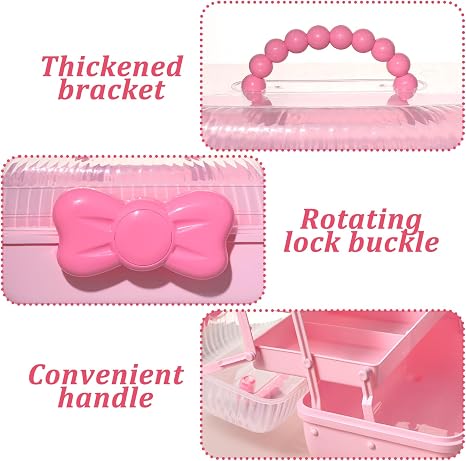 3-Layer Hair Accessories & Jewelry Storage Box