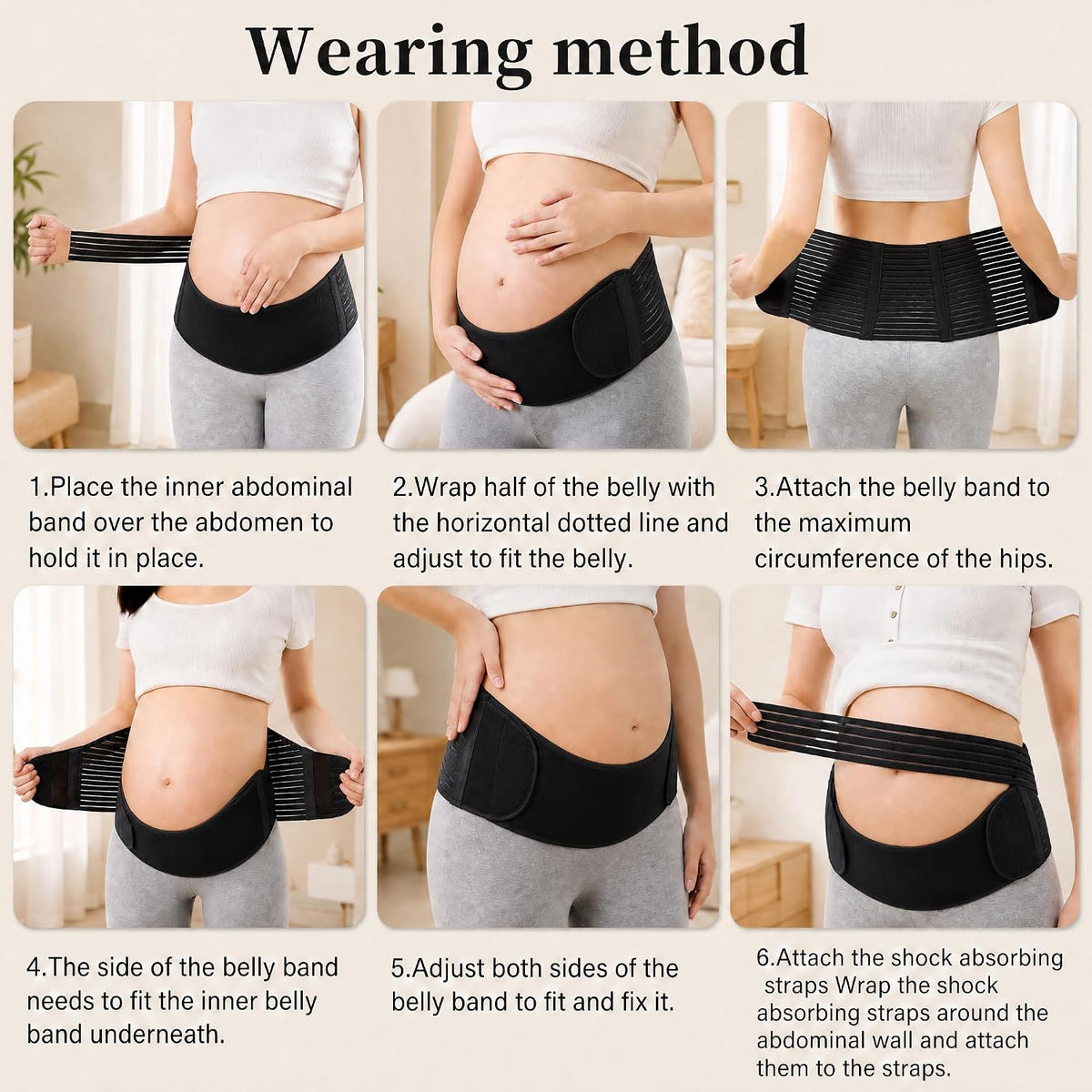 4-Piece Pregnancy Support Belt