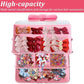 3-Layer Hair Accessories & Jewelry Storage Box