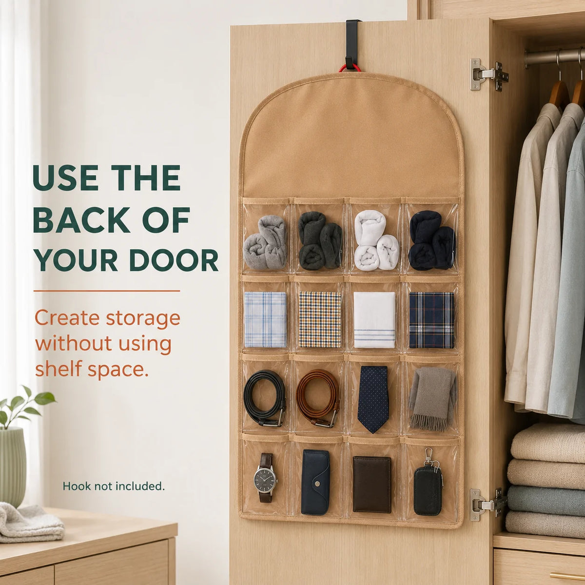 16-Pocket Clear-View Hanging Organizer by Matrix