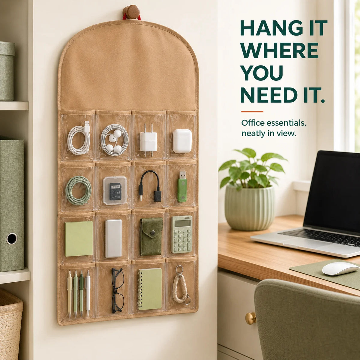 16-Pocket Clear-View Hanging Organizer by Matrix