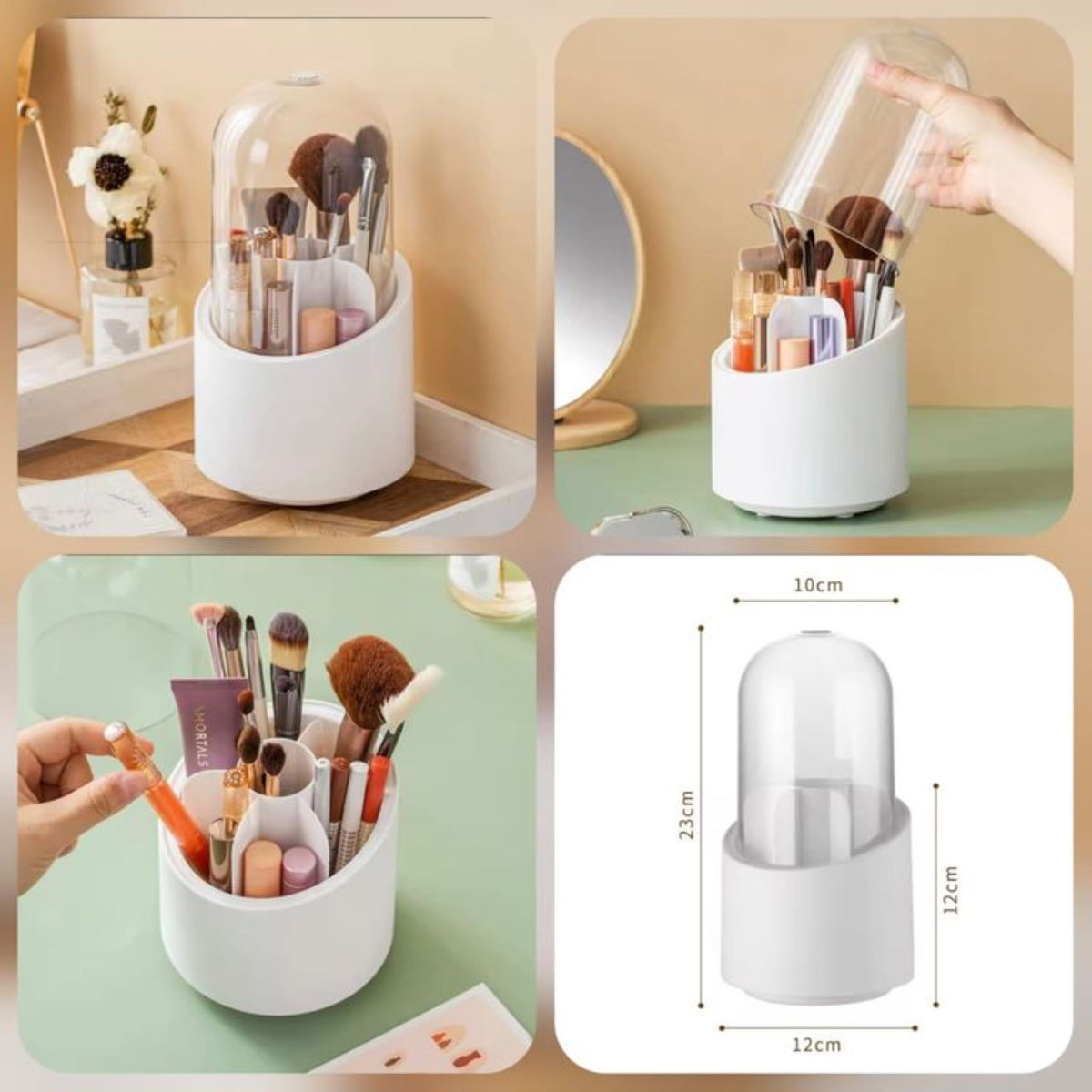 Covered Rotating Brush holder
