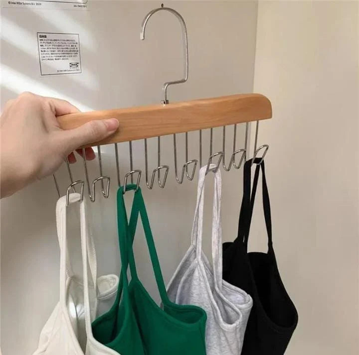 8 Hook Wooden Hanger