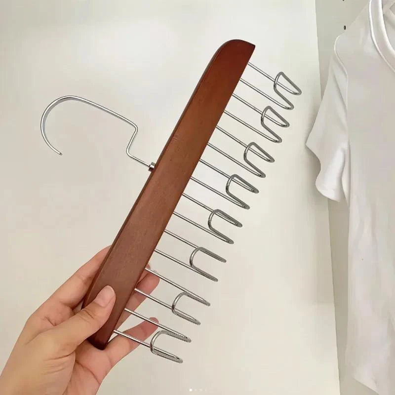 8 Hook Wooden Hanger