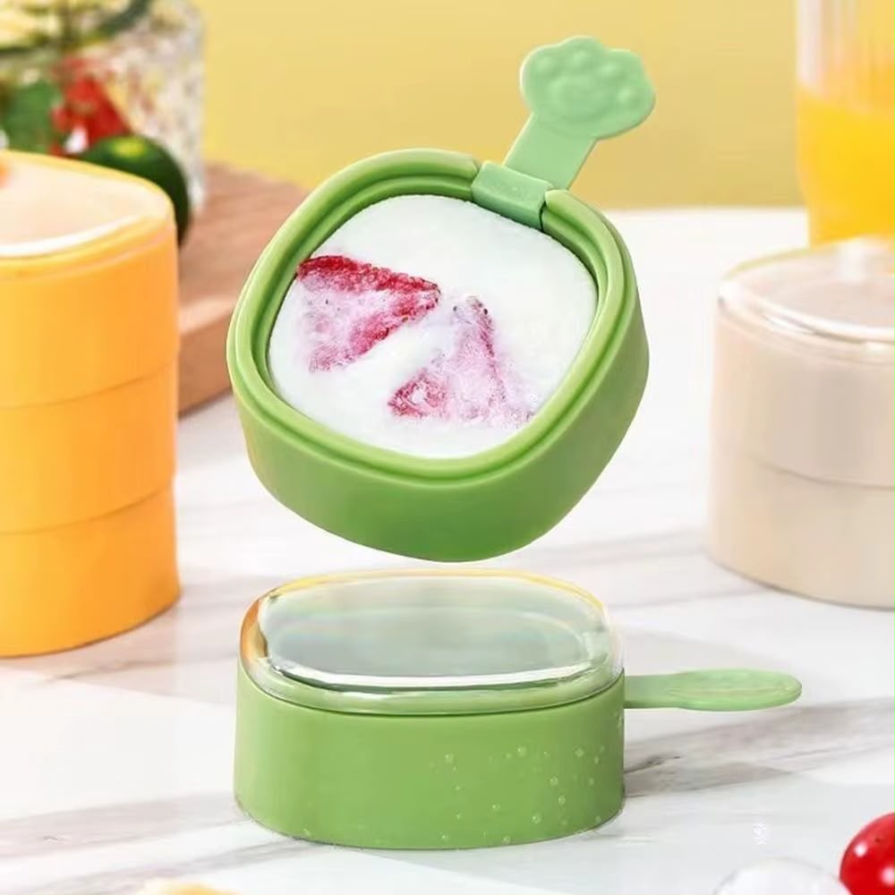 Portable Summer Ice Cream Mold with Cover