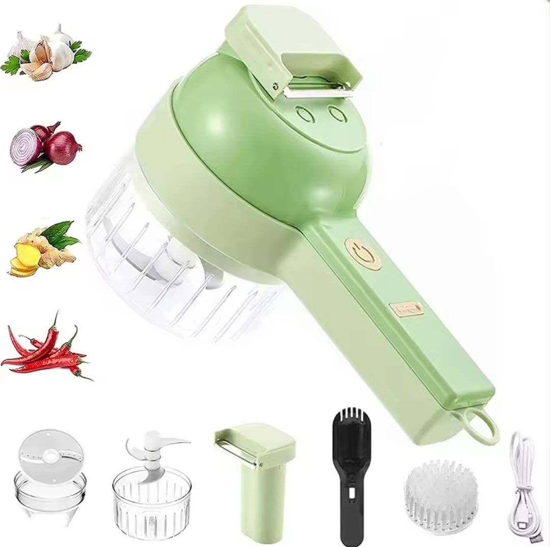4-in-1 Multifunctional Wireless Electric Vegetable Cutter