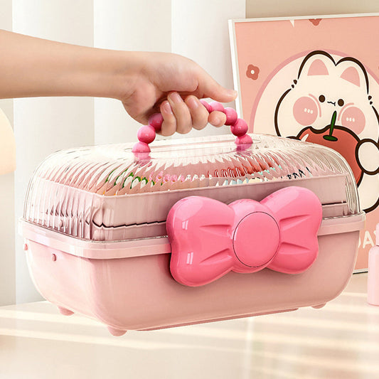 3-Layer Hair Accessories & Jewelry Storage Box