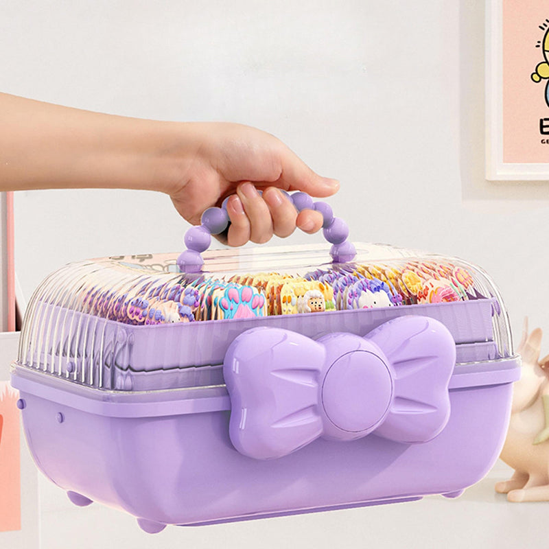 3-Layer Hair Accessories & Jewelry Storage Box