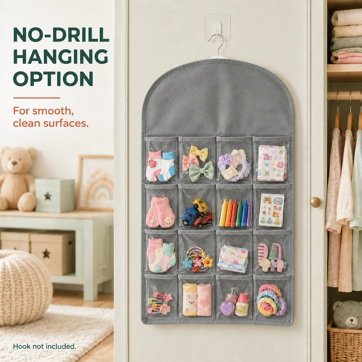 16-Pocket Clear-View Hanging Organizer by Matrix