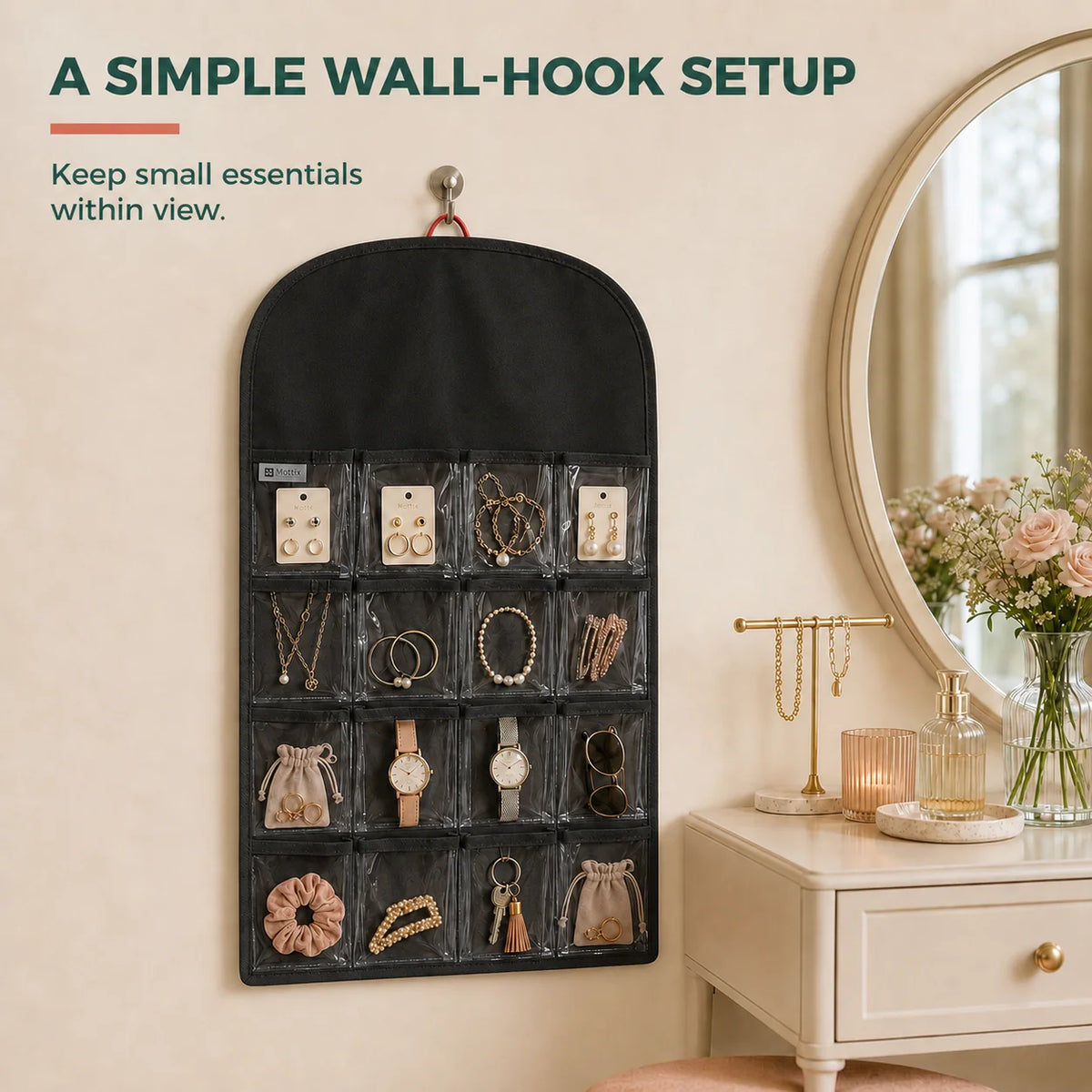 16-Pocket Clear-View Hanging Organizer by Matrix