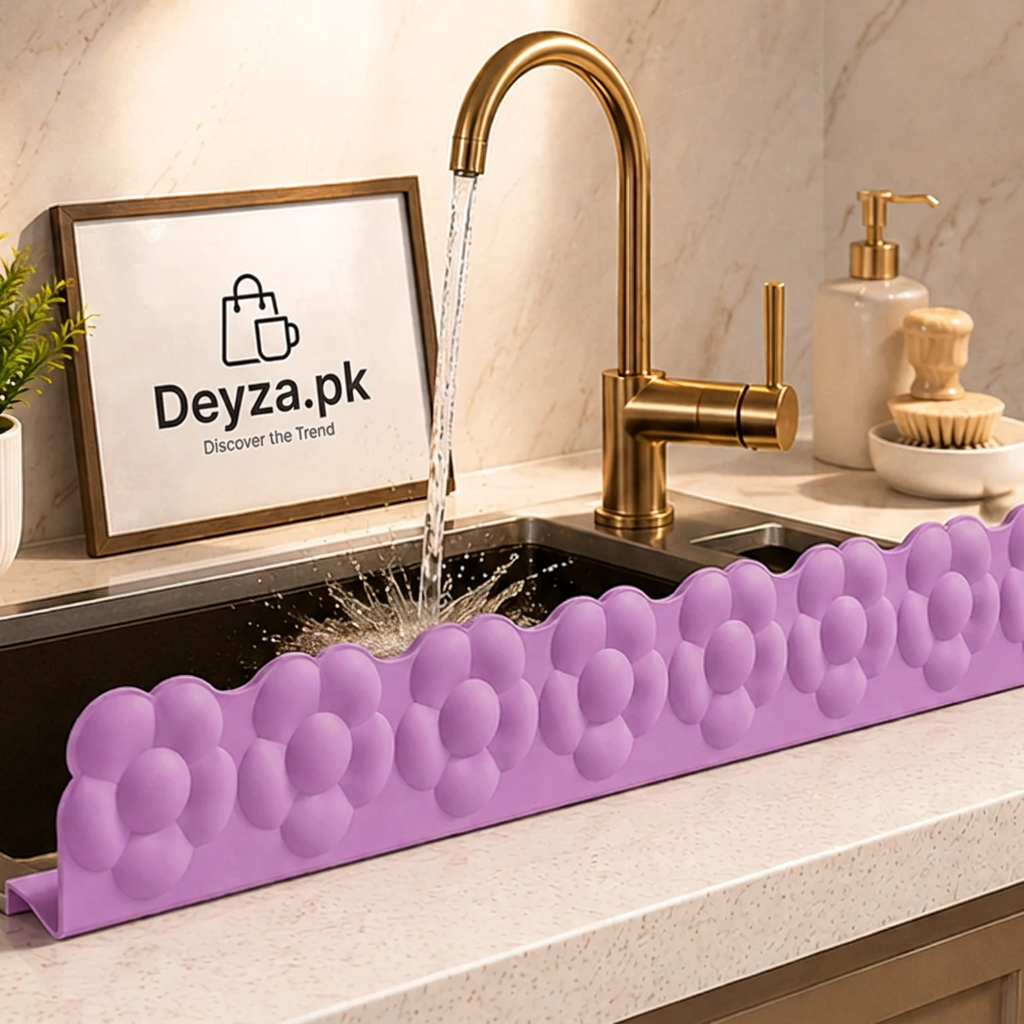 15-Inch Flower Silicone Sink Splash Guard