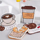 Coffee-Shaped Microfiber Cleaning Towel